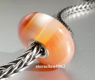 Preview: Trollbeads * Rosa gestreifter Achat * 77