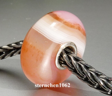 Preview: Trollbeads * Rosa gestreifter Achat * 77