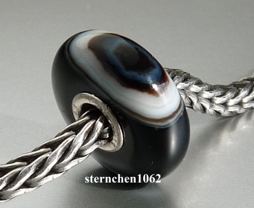 Preview: Original Trollbeads * Gestreifter Onyx * 69