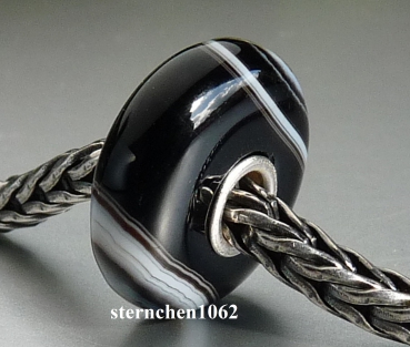 Preview: Original Trollbeads * Gestreifter Onyx * 69