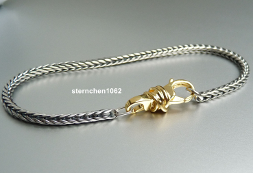 Preview: Trollbeads * Lucky Knot Anniversary Bracelet, with gold-plated clasp * Limited Edition