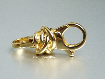 Preview: Trollbeads * Glücksknoten Verschluss, vergoldet * Limited Edition