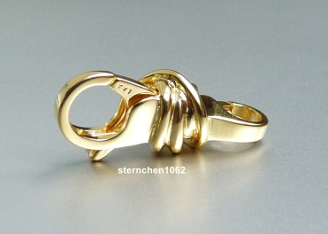 Preview: Trollbeads * Glücksknoten Verschluss, vergoldet * Limited Edition