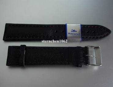 Preview: Barington * Lederband für Uhren * Uhrenarmband * Imperator * schwarz * 16 mm