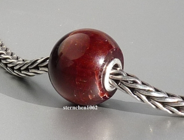 Preview: Trollbeads * Jumbo Rundes Rotes Tigerauge * 07