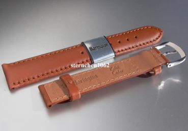 Barington * Leather watch strap * Calf Resisto * golden brown * 20 mm