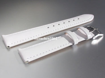 Barington * Leather watch strap * Calf Resisto * white * 12 mm