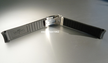 Preview: Davosa * Uhrenarmband * Ternos Kautschuk Band * Schwarz * 20 mm