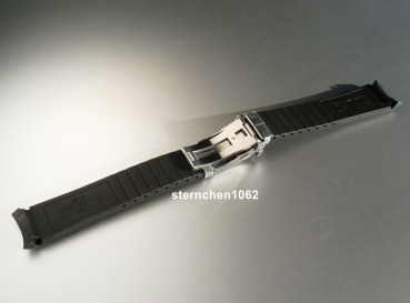 Preview: Davosa * Uhrenarmband * Ternos Kautschuk Band * Schwarz * 20 mm