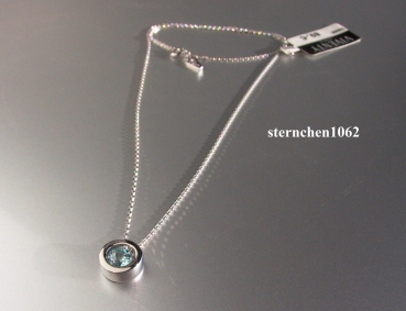 Viventy Necklace with Pendant * 925 Silver * blue topaz * 776688