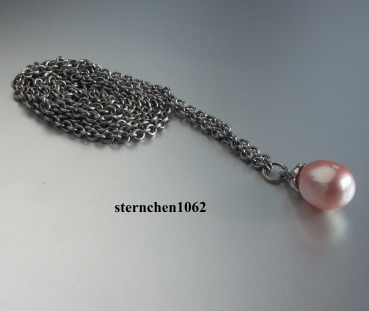 Original Trollbeads * Fantasy Kette mit rosa Perle * 70 cm *