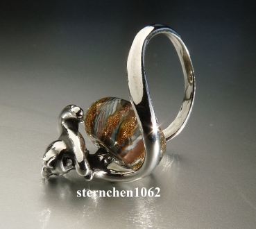 Preview: Trollbeads * Kleines Kätzchen Fantasy Ring *