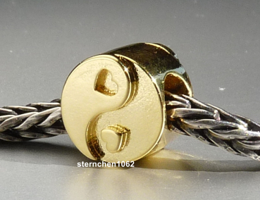 Preview: Trollbeads * Liebe im Gleichgewicht, 18k vergoldet *
