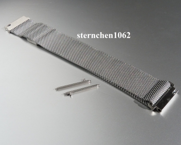Preview: Eulit * Stainless Steel watch strap * Milanaise * Magnet shutter * 20 mm
