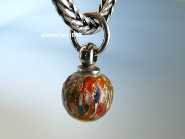 Preview: Trollbeads * Mitternachts-Konfetti Anhänger * 05 * Limited Edition