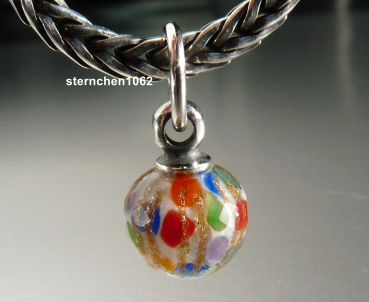 Preview: Trollbeads * Mitternachts-Konfetti Anhänger * 01 * Limited Edition