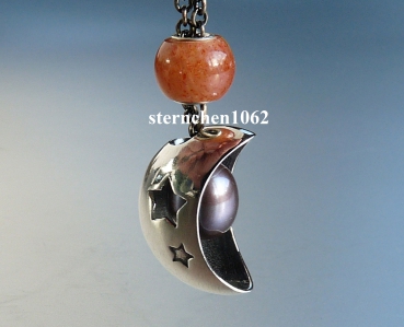 Preview: Trollbeads * Mond & Sterne Anhänger * Weihnachten 2019