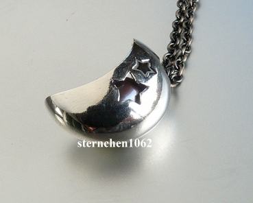 Preview: Trollbeads * Mond & Sterne Anhänger * Weihnachten 2019