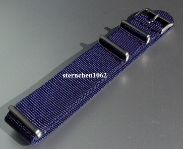 Eulit * watch strap * nylon ribbon * Outdoor * blue * 20 mm