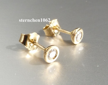 Preview: Ohrringe * Ohrstecker * 585 Gold * Brillant