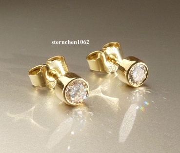 Preview: Earring * Ear Studs * 585 Gold * Brillant