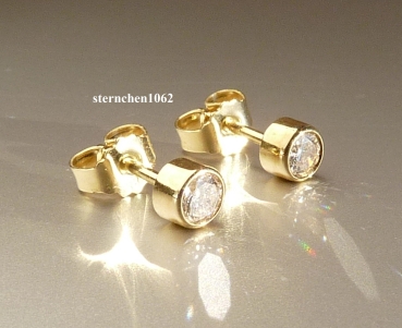 Preview: Earring * Ear Studs * 585 Gold * Brillant