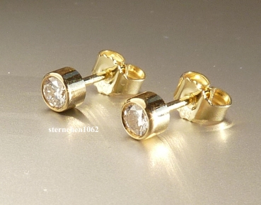 Preview: Earring * Ear Studs * 585 Gold * Brillant