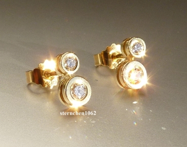 Preview: Earrings * ear studs * 585 gold * Brilliant
