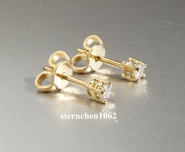 Preview: Ohrringe * Ohrstecker * 585 Gold * Brillant
