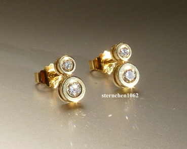Ohrringe * Ohrstecker * 585 Gold * Brillant