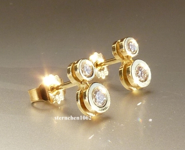Preview: Earrings * ear studs * 585 gold * Brilliant