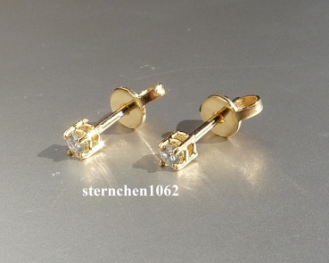 Preview: Ohrringe * Ohrstecker * 585 Gold * Brillant