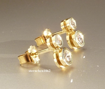 Preview: Earrings * ear studs * 585 gold * Brilliant
