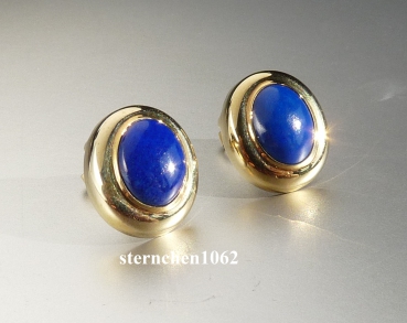 Ohrringe * Ohrstecker * 333 Gold * Lapis Lazuli