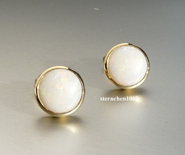 Ohrringe * Ohrstecker * 585 Gold * Opal