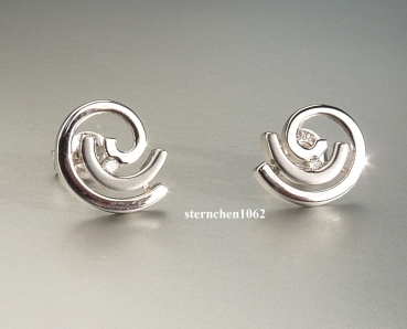 Preview: Ausgefallene Ohrringe * Ohrstecker * 585 Weißgold * Brillant