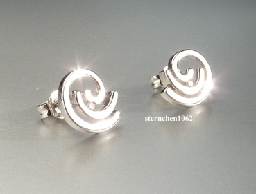 Preview: Ausgefallene Ohrringe * Ohrstecker * 585 Weißgold * Brillant