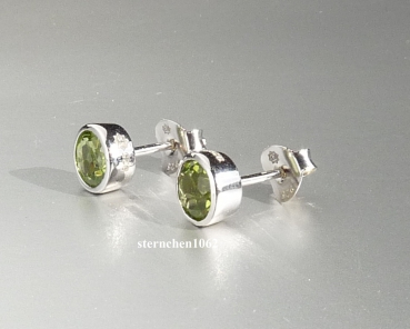 Preview: Earring * Peridots * 925 Silver * rhodium plated