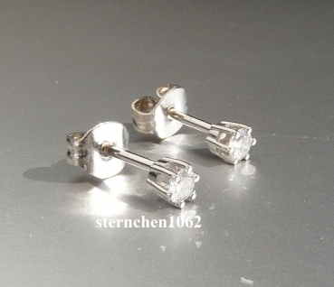 Preview: Ohrringe * Ohrstecker * 585 Weißgold * Brillant