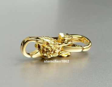 Preview: Trollbeads * Pfad aus Blüten Verschluss, 18k vergoldet *