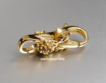 Preview: Trollbeads * Pfad aus Blüten Verschluss, 18k vergoldet *