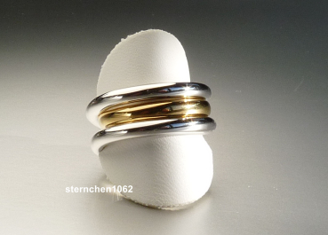 Preview: Wunderschöner Ring * 925 Silber * vergoldet