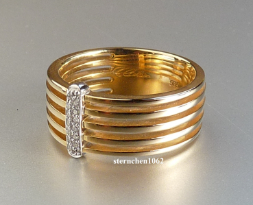 Preview: Außergewöhnlicher Ring * 585 Gold * Brillant