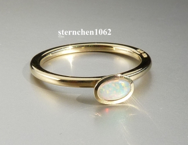 Ring * 585 Gold * Opal