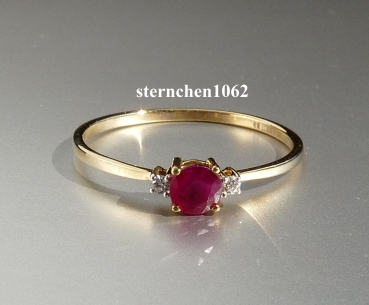 Preview: Ring * 585 Gold * Rubin * Brillant