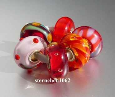 Preview: Original Trollbeads * Rotes Set * retired