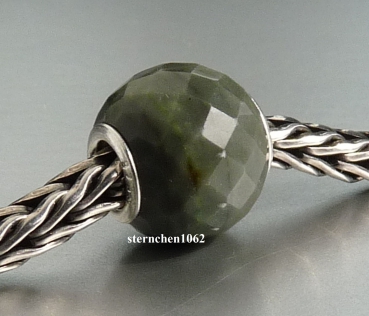 Trollbeads * Round Green Calcite * Facet Bead * 04