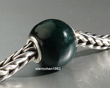 Trollbeads * Runder Grüner Chalcedon * 05