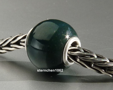 Trollbeads * Runder Grüner Chalcedon * 04