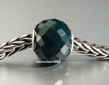 Preview: Trollbeads * Round Green Chalcedony * Facet Bead * 06